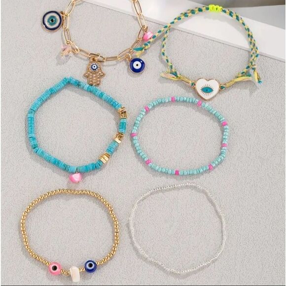 Evil Eye Ankle Bracelet - Picture 2 of 6